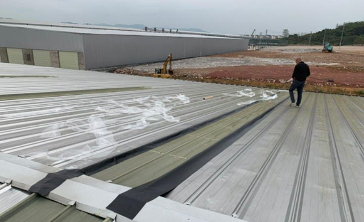 新丰厂房屋面防水维修案例